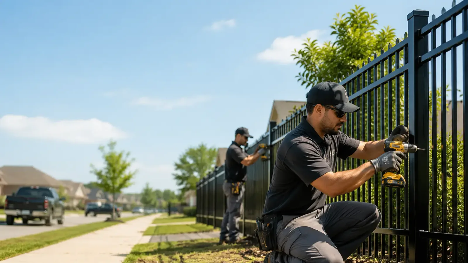 Metal Fence Installation in La Porte, IN